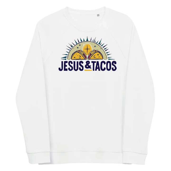 Jesus & Tacos White Sweater product image (2)