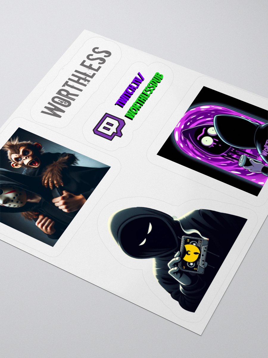 Worthless Sticker 5 Pack product image (11)