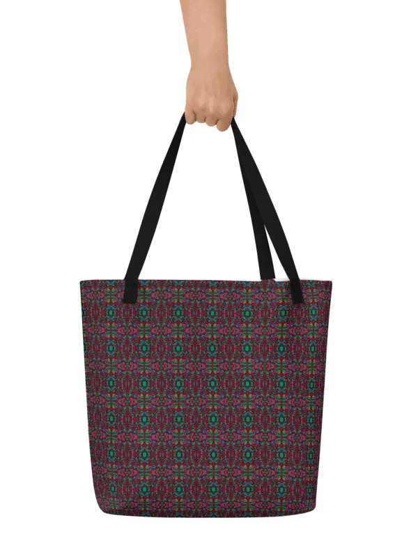 Mistletoe Mirage – Large Tote Bag with Pocket product image (2)