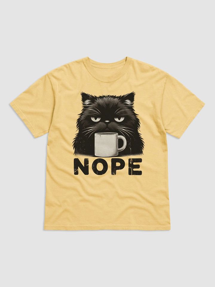 Nope Not Today - Grumpy Cat with Coffee Illustration product image (4)