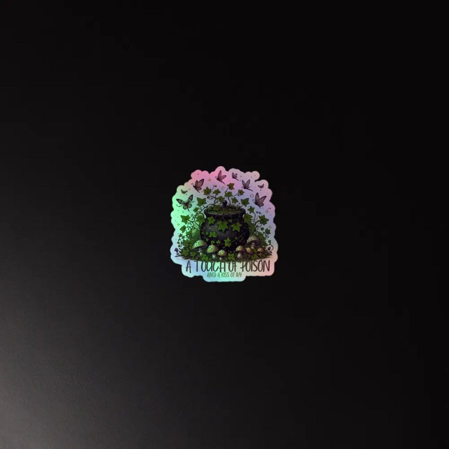 Touch of Poison Holographic Sticker Sheet product image (4)