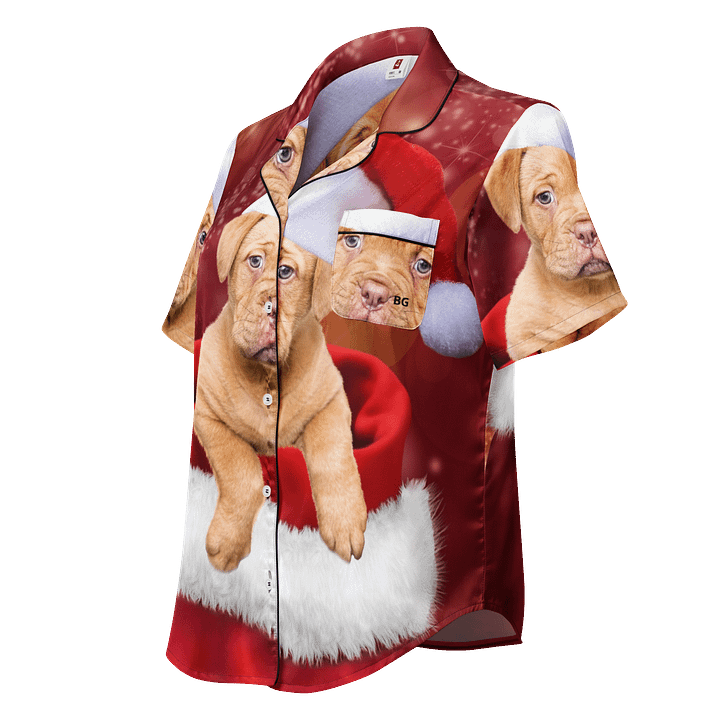 'It's Christmas' Festive Santa Paws Women's Pyjama Top product image (1)