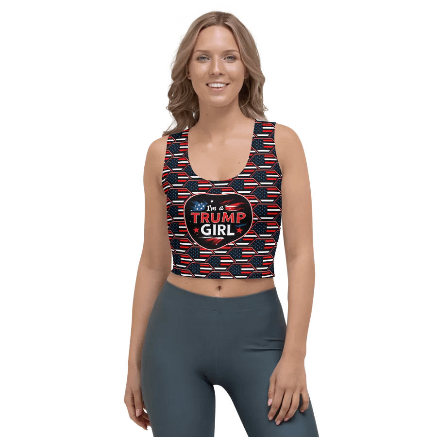 Women's Crop Top T-Shirt: Trump Girl product image (1)