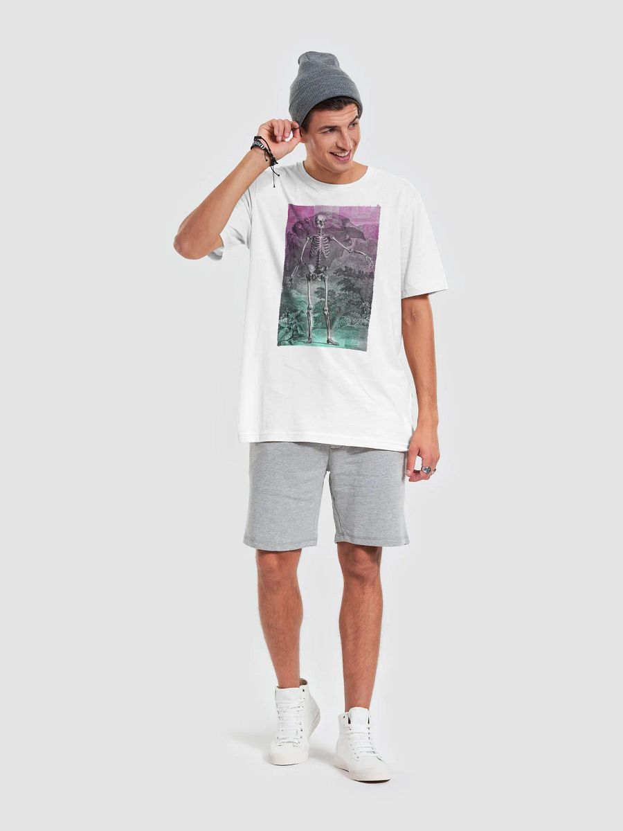 Skeleton Engraving Pixl Coloring T-Shirt product image (4)