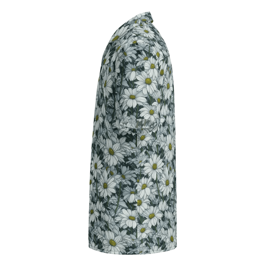 Floral Pattern Field of Daisy Flowers Hawaiian Shirt product image (3)