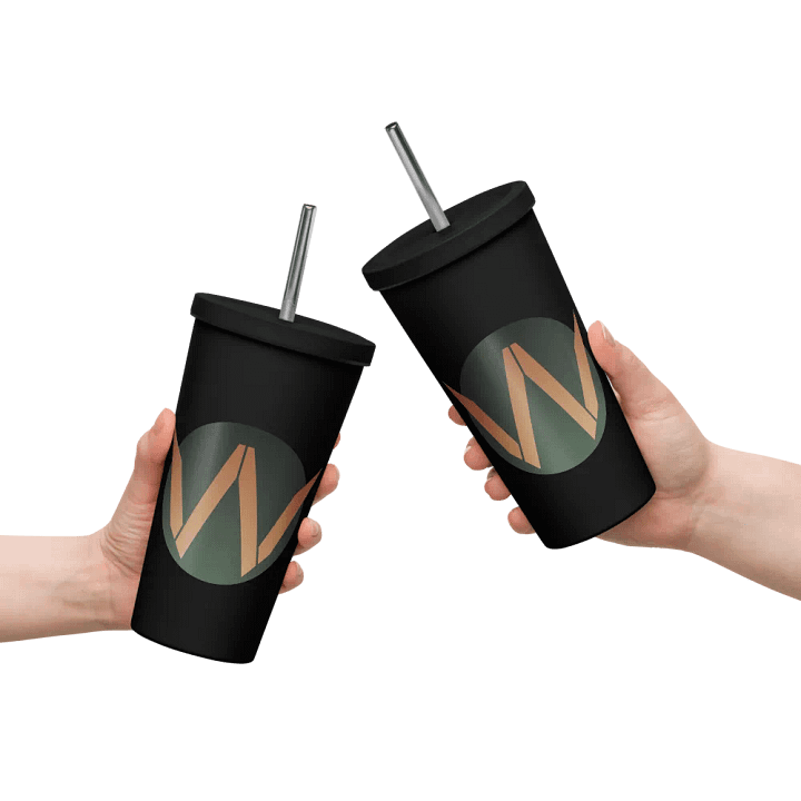 SpartanWarGames.com - Logo Insulated Tumbler with a Straw product image (2)