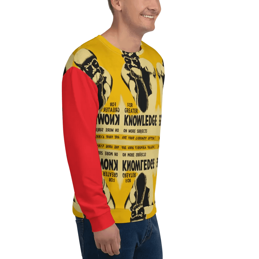 “For Greater Knowledge” Unisex Sweatshirt product image (4)