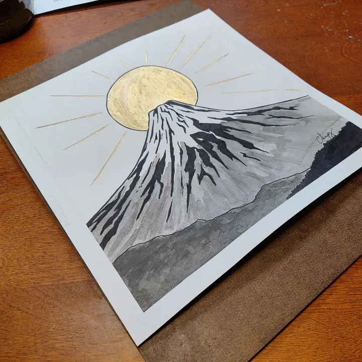 Mt Fuji - Original Drawing product image (1)