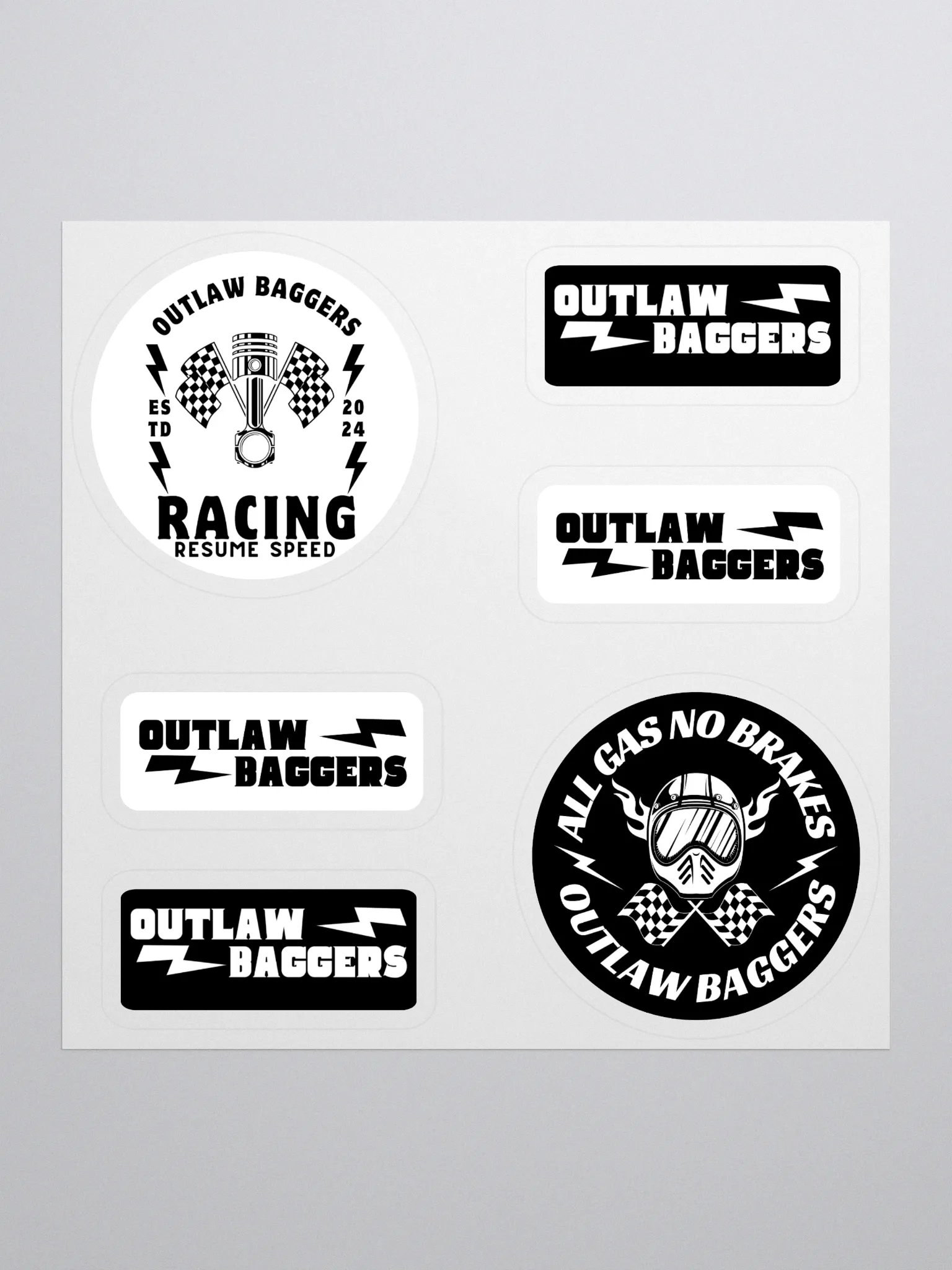 Outlaw Baggers Sticker Pack #2 product image (1)