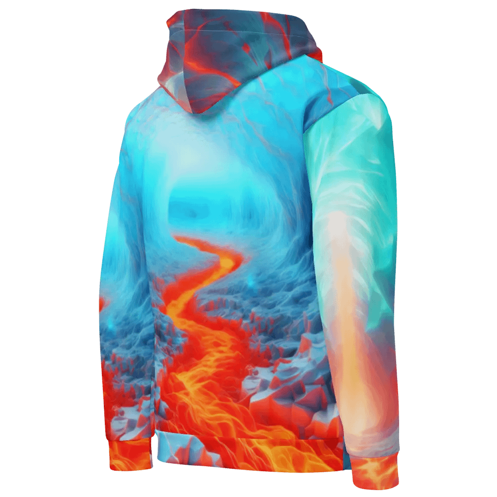 Fire and Ice - Molten Lava Meets Ice #4 product image (7)