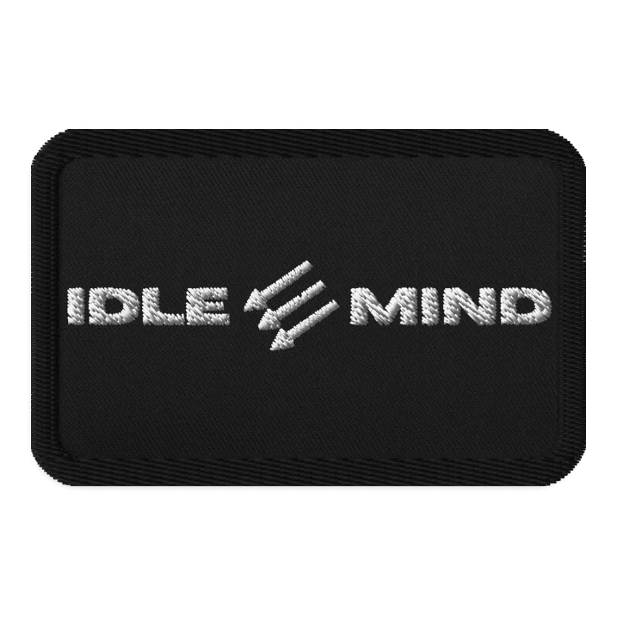 Idle Mind - Iron Front - Embroidered Patch product image (1)