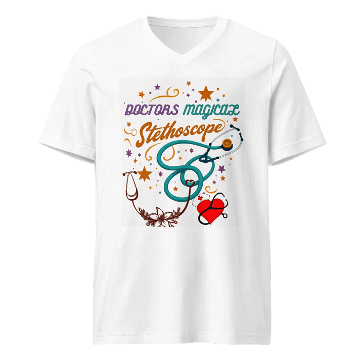 Stylish doctors Magical Stethoscope v-neck tee product image (5)