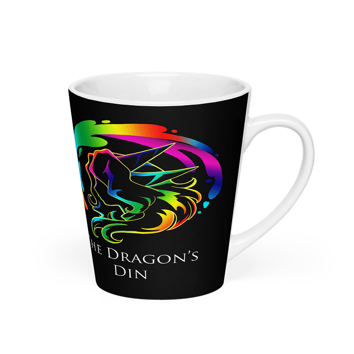 The Dragon's Din Logo Latte Mug product image (2)