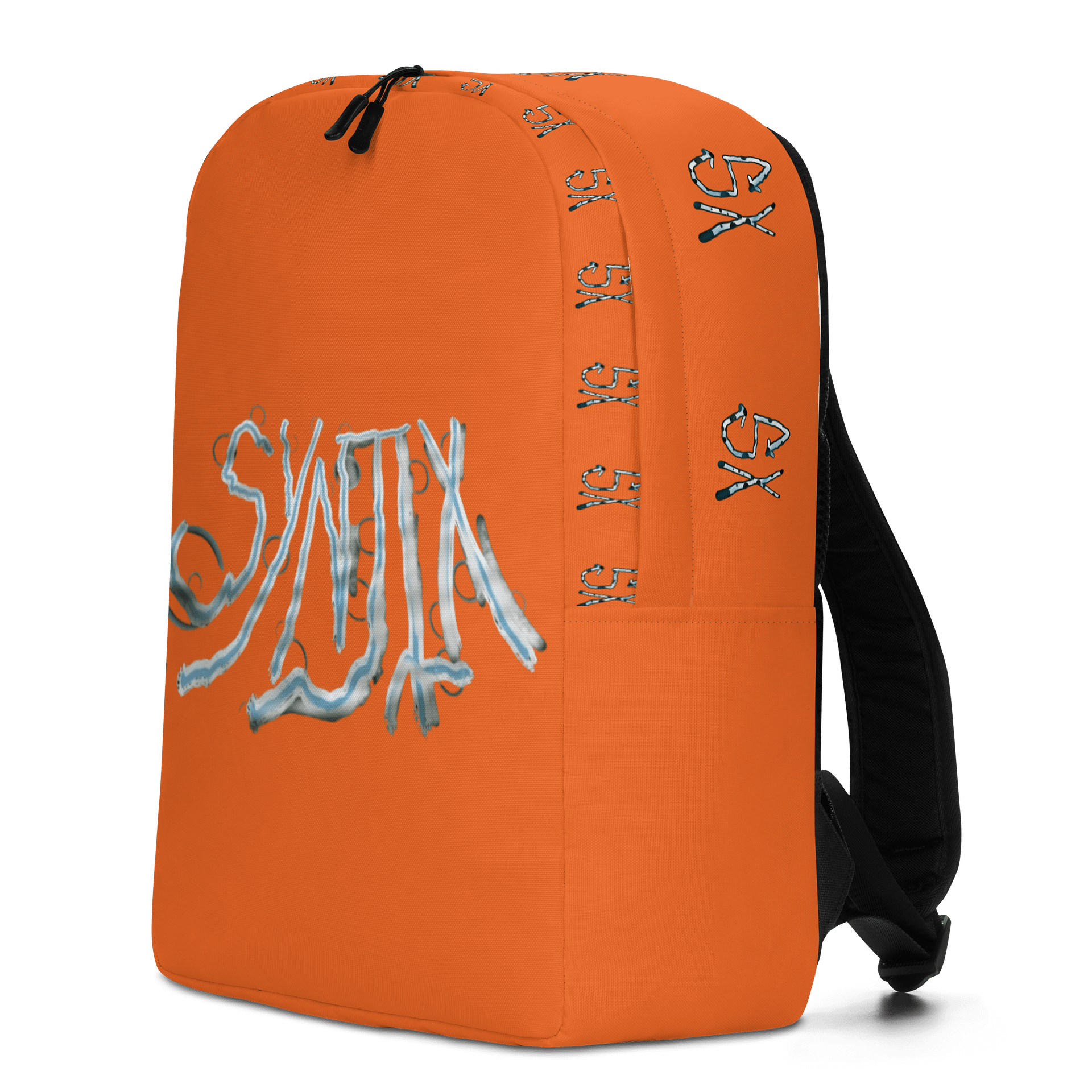 Halloween Ghost SynjiX Backpack (Orange) product image (2)
