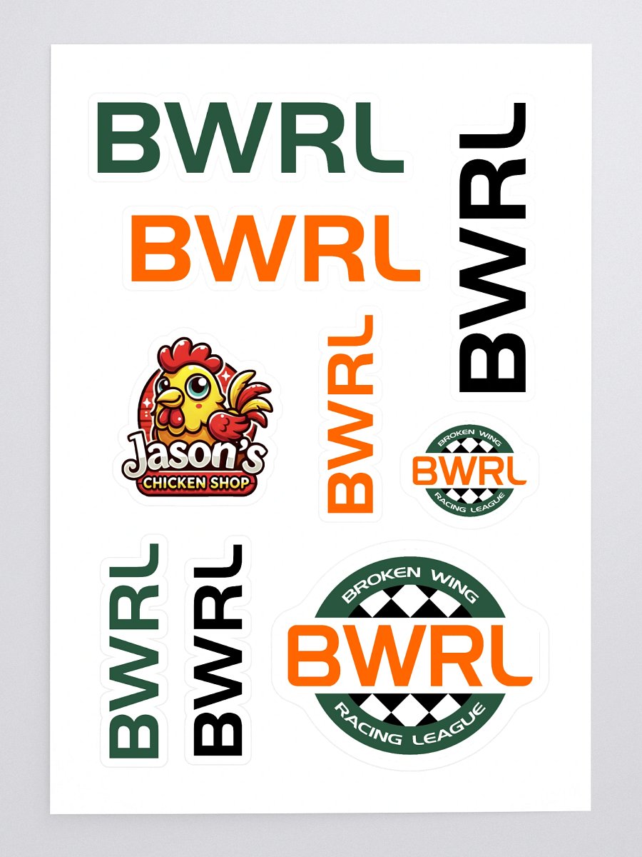 BWRL Assorted sticker sheet product image (3)