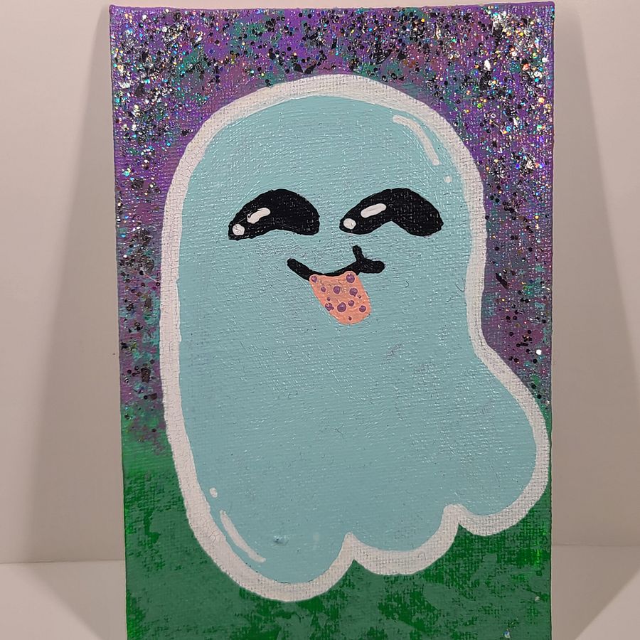 Boo Thang 4x6 painting on canvas product image (3)