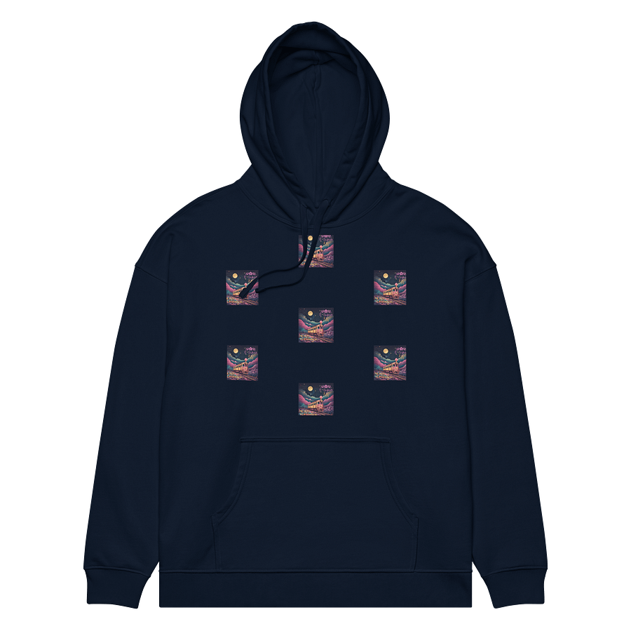 Metros y Murciélagos Unisex Organic Relaxed Hoodie product image (2)