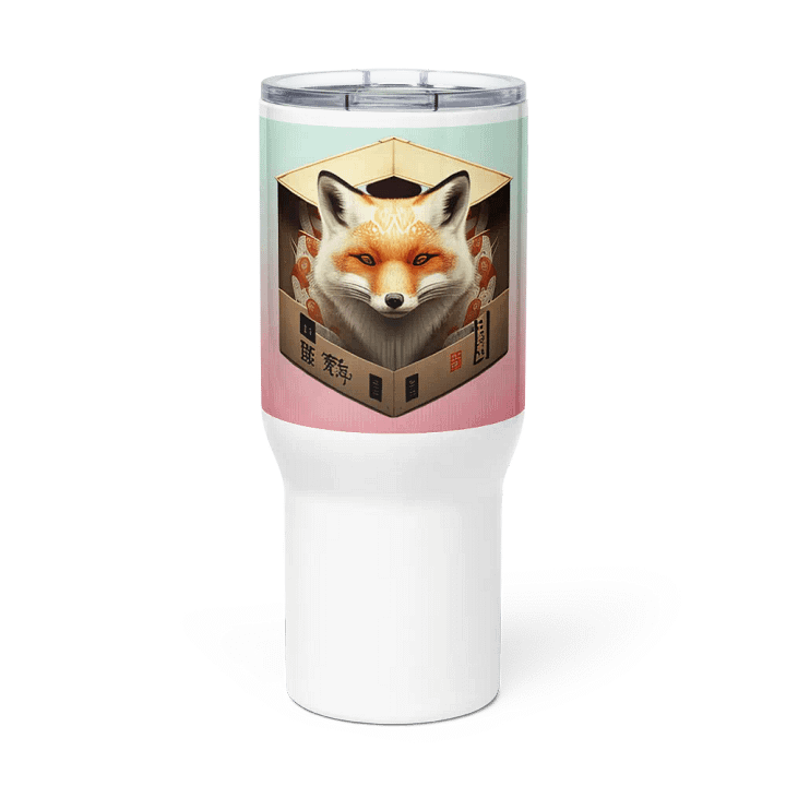 Travel Mug With Handle Fox Logo product image (1)