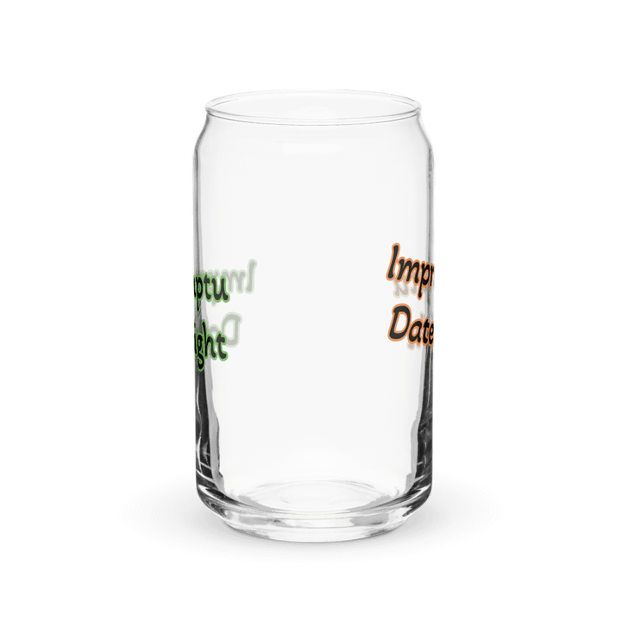 Impromptu Date Night Can-Shaped Glass product image (6)