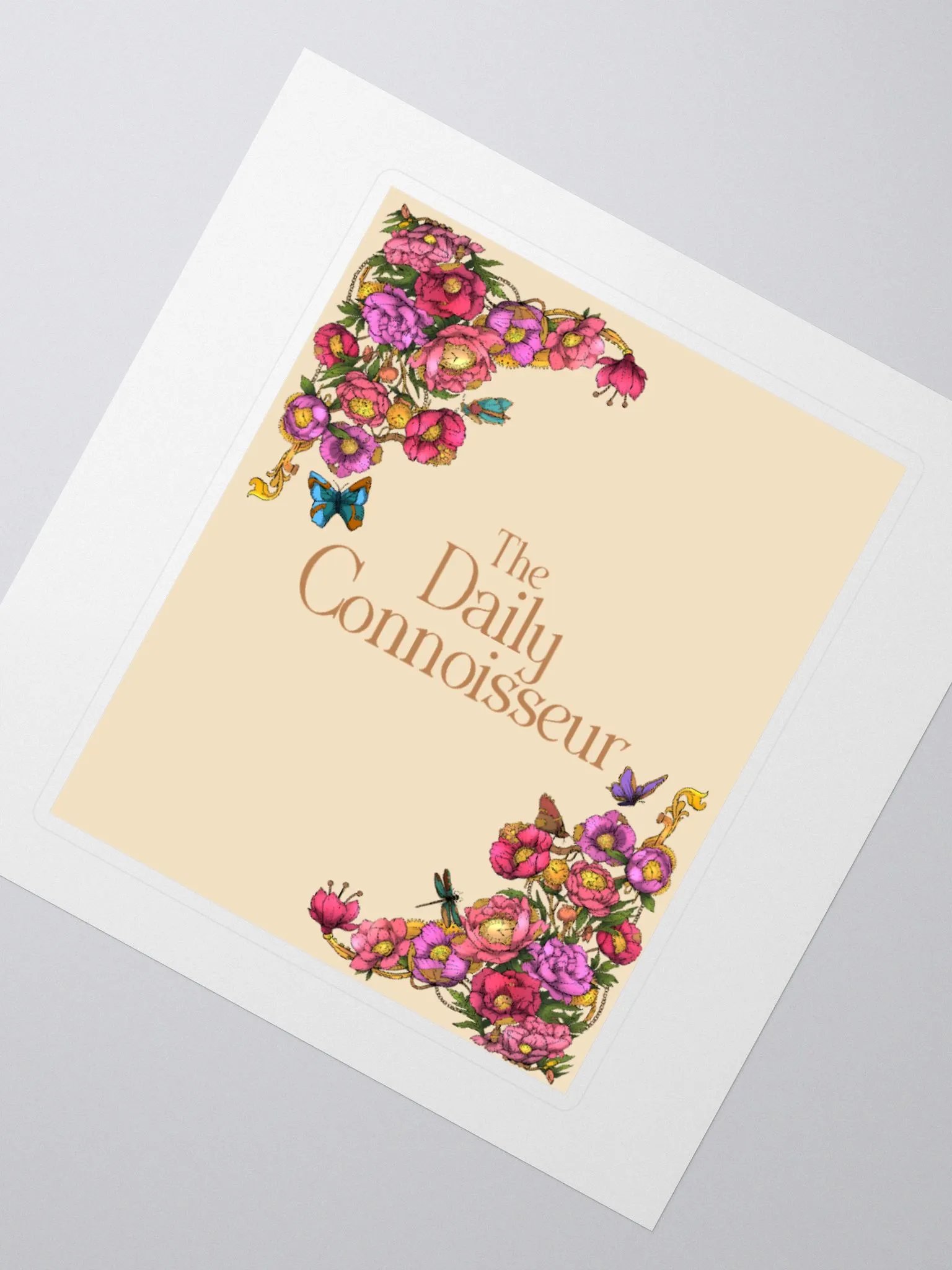 The Daily Connoisseur Steampunk Sticker product image (2)