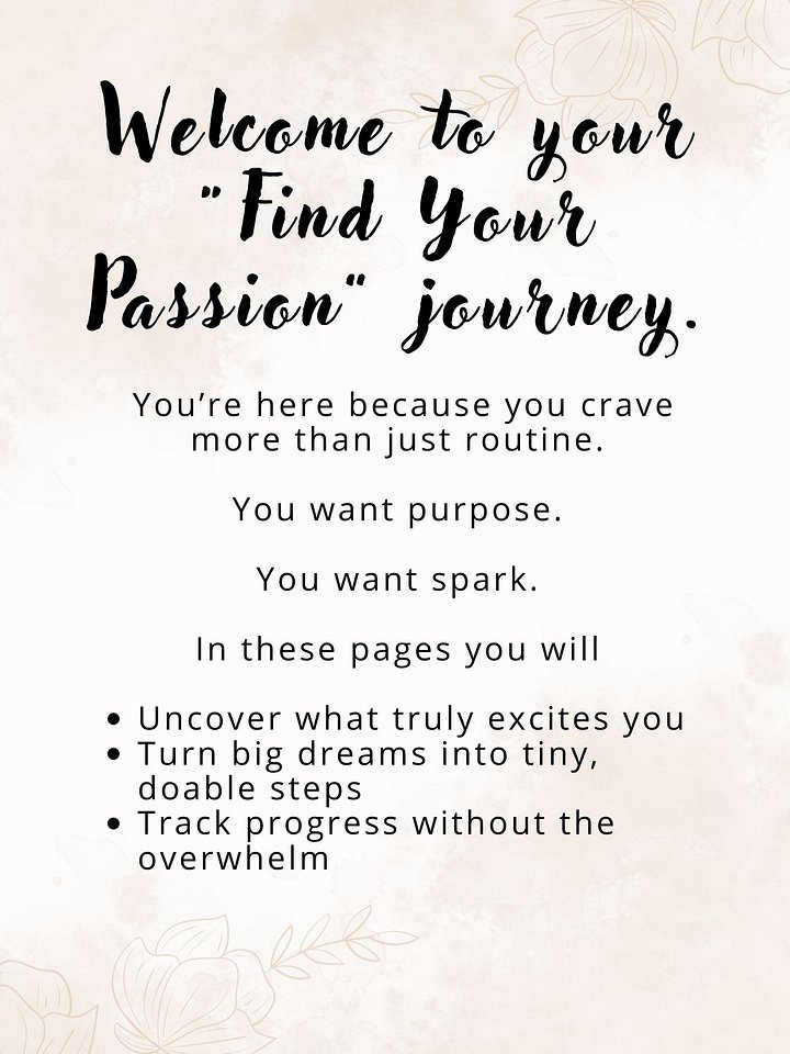 Find Your Passion Planner | Follow Your Passion Planner | Start Your Business Planner product image (2)
