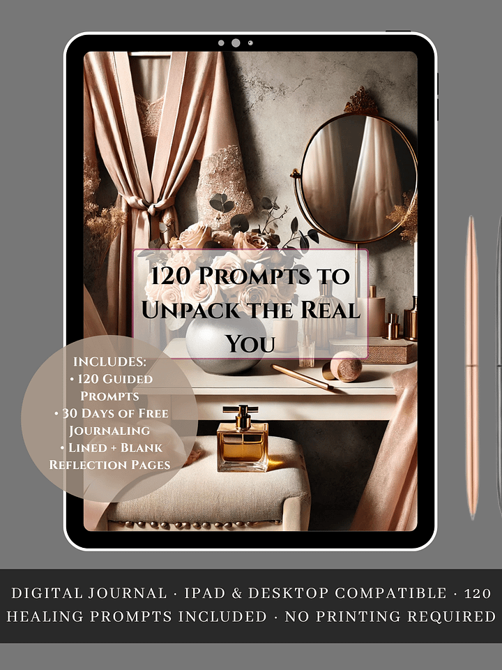 Unpack the Real You: A Soft-Space Gratitude Journal product image (1)