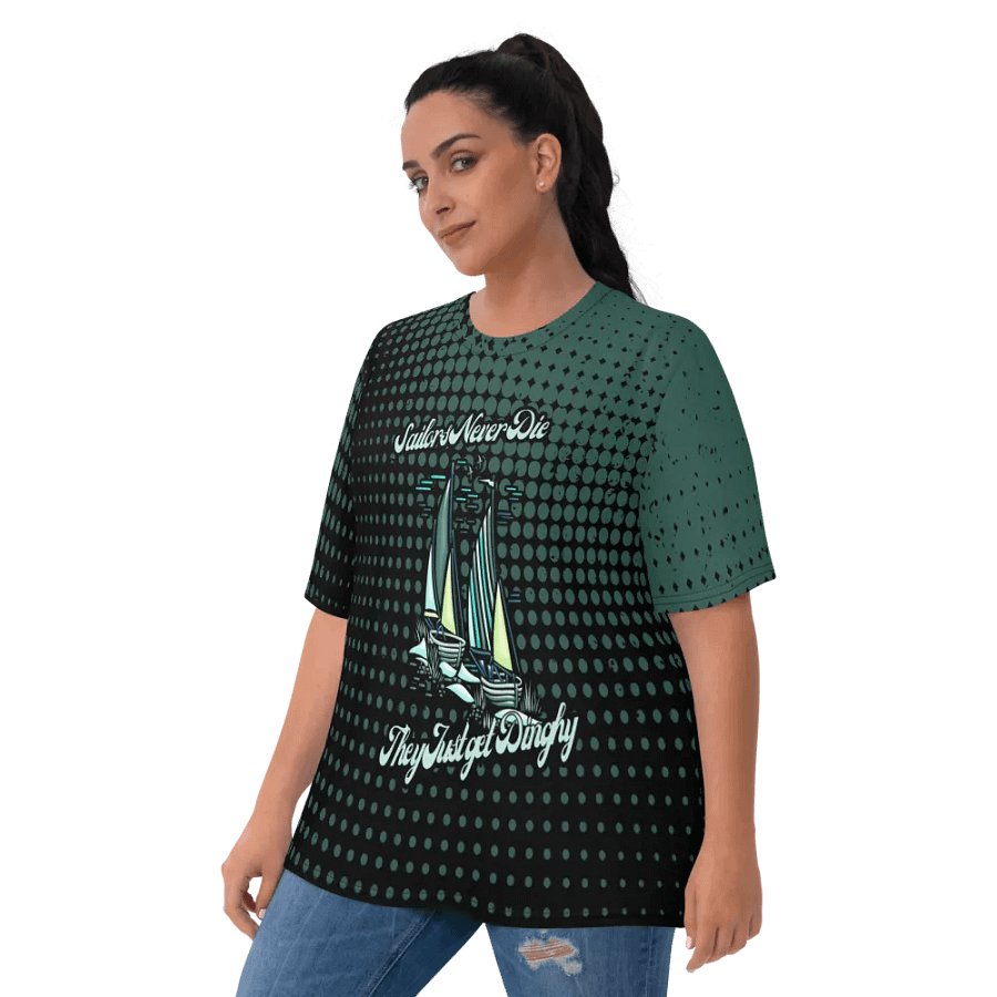 Sailors Never Die They just get Dinghy All Over Print T-shirt product image (6)