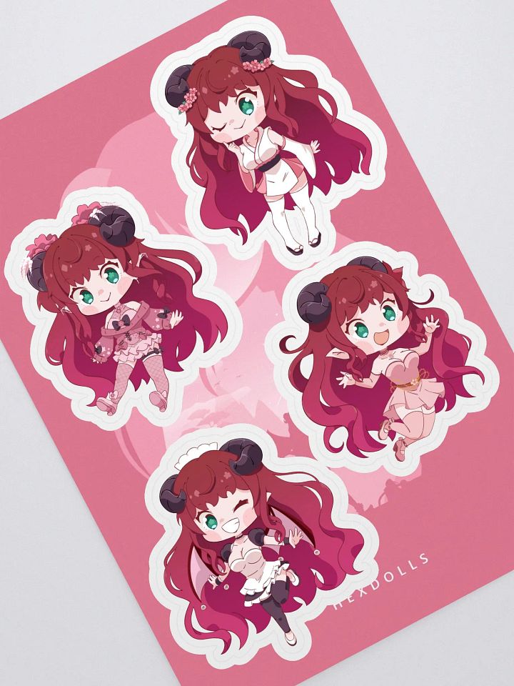 Chibi Hex Stickers product image (1)