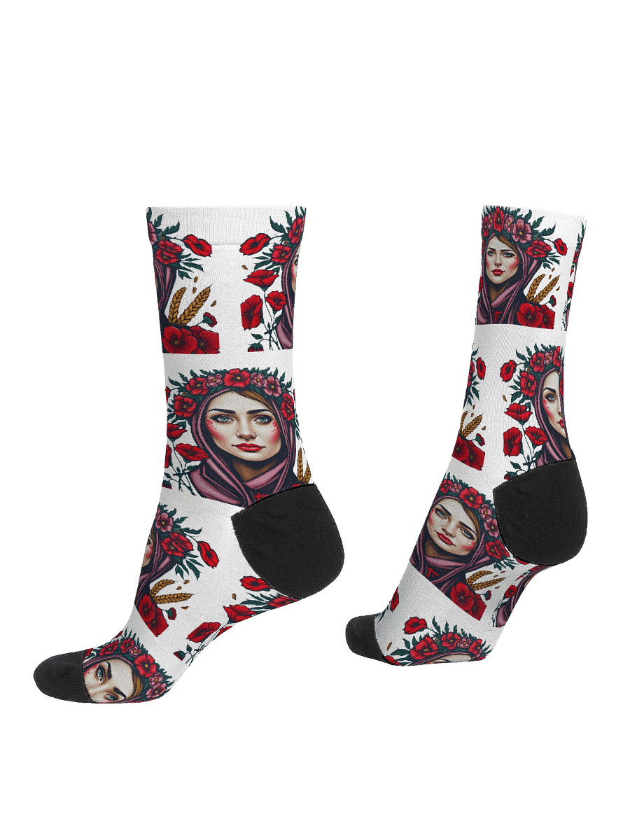 Serene Blossom Crew Socks product image (4)
