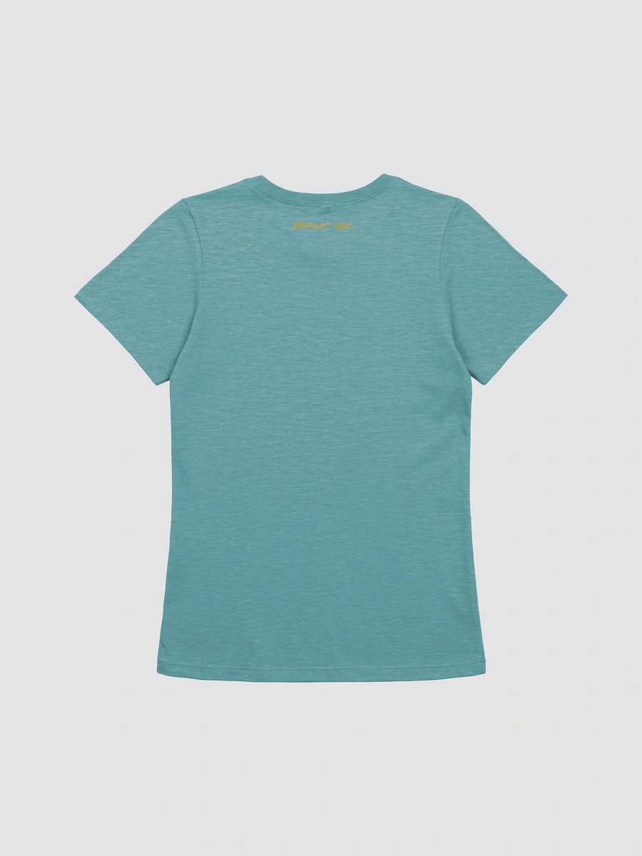 Destination Bigfoot Bronco Bigfoot Logo Bella+Canvas Women's Supersoft Relaxed-fit T-Shirt (Heather Blue Lagoon) product image (2)
