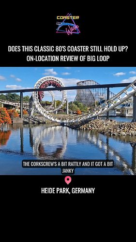 Big Loop at Heide Park Resort is a Vekoma Rides Manufacturing B.V. MK1200 that opened all the way back in 1983! But does this...