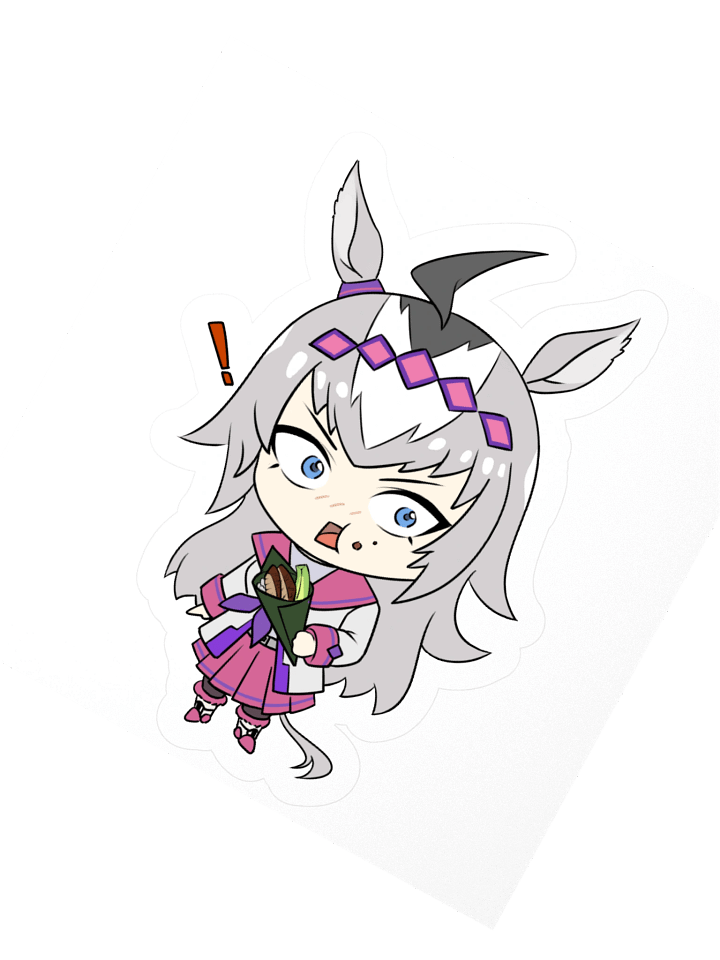 Oguri Cap x Fizz Sticker product image (2)