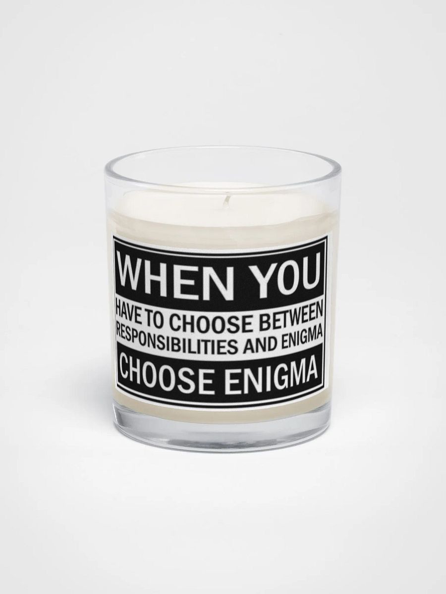 ENIGMAS relaxing soy candle product image (1)