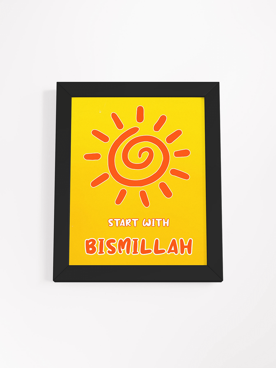Start with Bismillah Kids Wall Art product image (3)