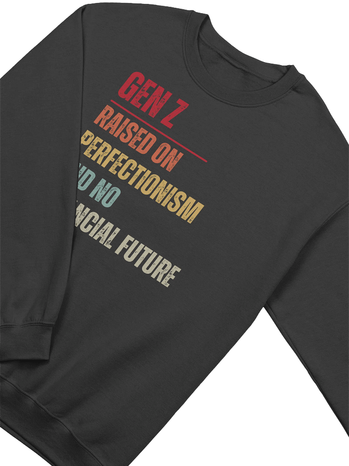 Gen Z Raised On Perfectionism And No Financial Future Sweatshirt product image (2)