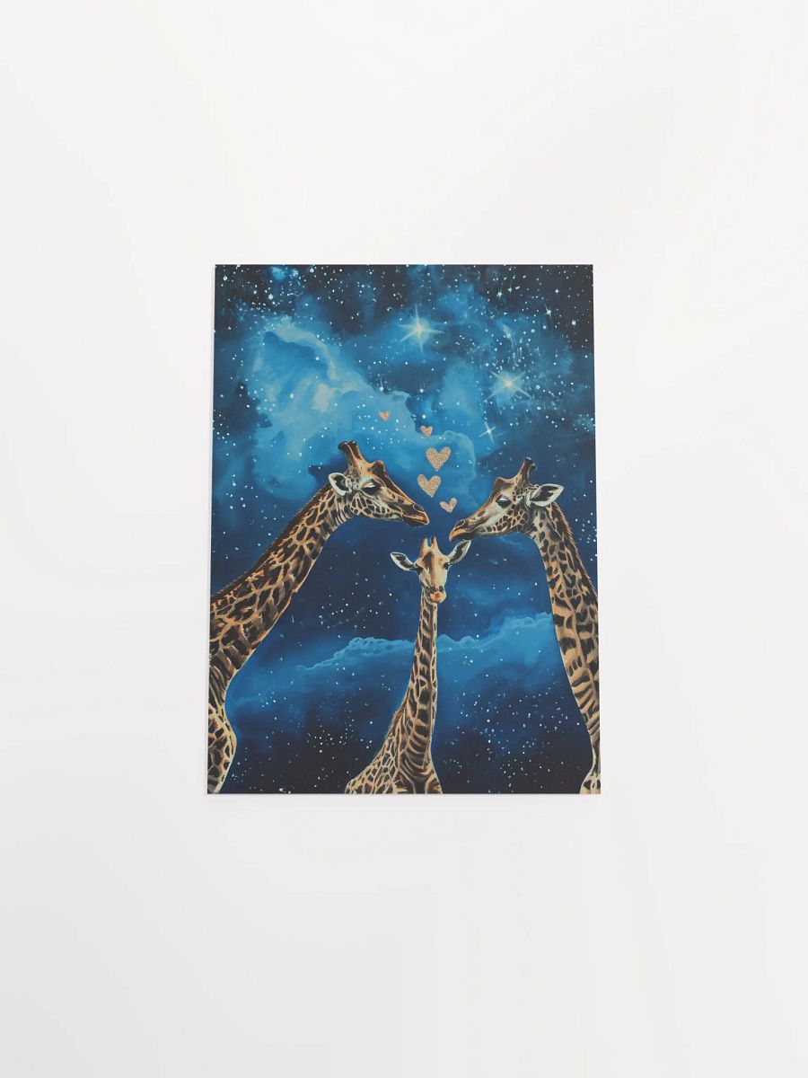 Cosmic Giraffe Affection Poster product image (8)