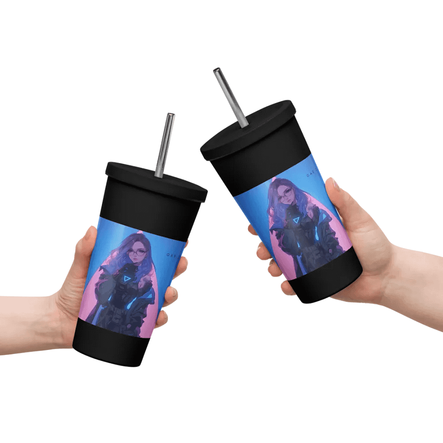 Cyberpunk V.2 Tumbler with a Straw product image (4)