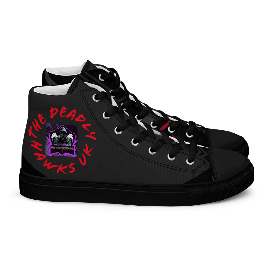 Women's Retro Geometric High Tops: MRHAWKSGAMING2 Edition product image (2)