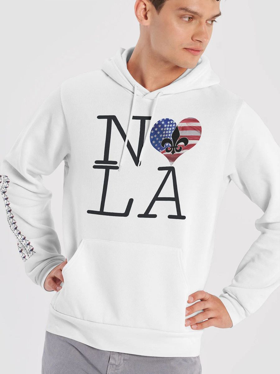 I LOVE NOLA **SUPERSOFT LEGACY HOODIE** (USA HEART INFINITY BACK + INFINITY SLEEVES) product image (46)
