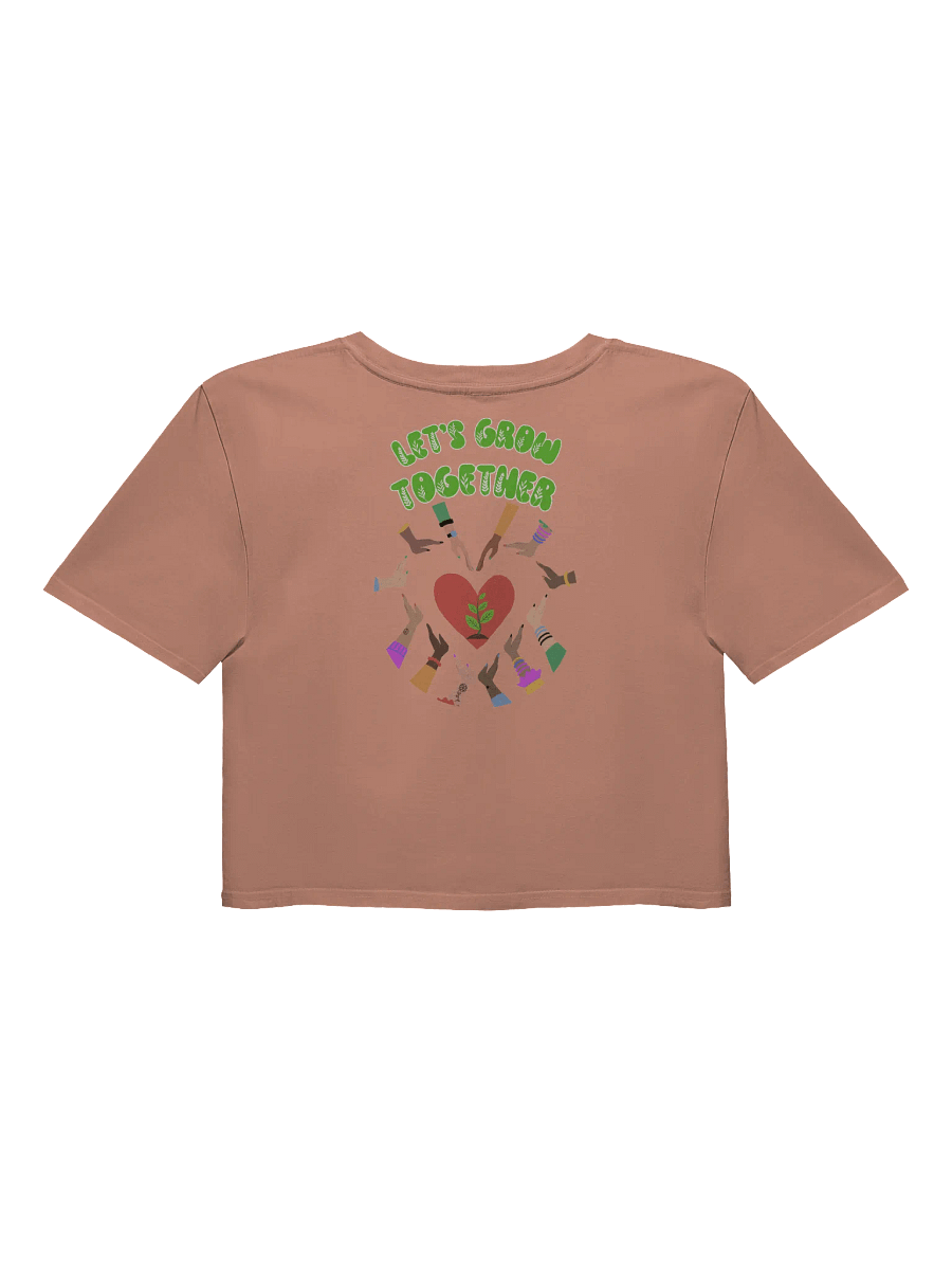 Shmall Streamer Grow Together Women's Premium Crop Top product image (2)