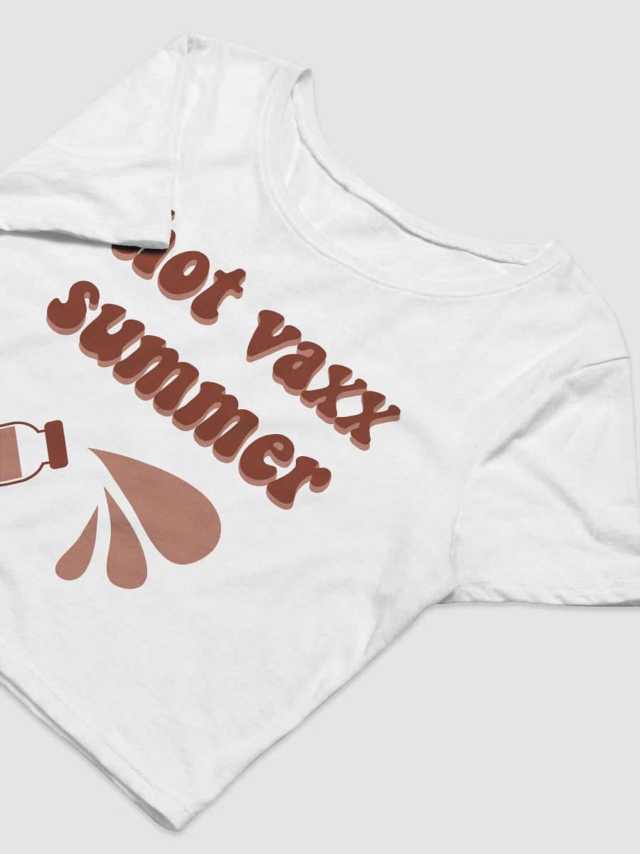 Vaccine Crop Tee (Pink & White) product image (8)
