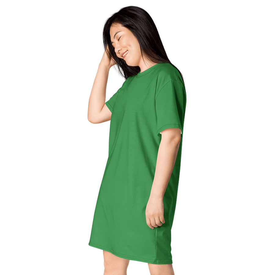 Oversized T-Shirt Dress - Elegant Chateau Green, Sizes 2XS-6XL product image (3)