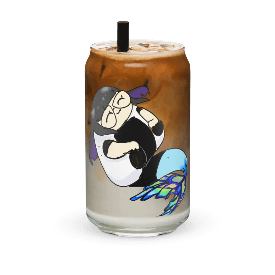 Onigiri mermaid Can-Shaped Glass product image (36)