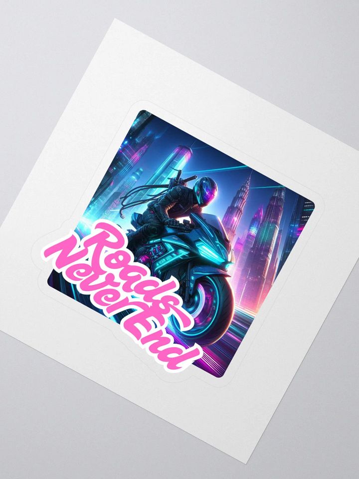 Neon City Rider Sticker Set | Roads Never End product image (2)