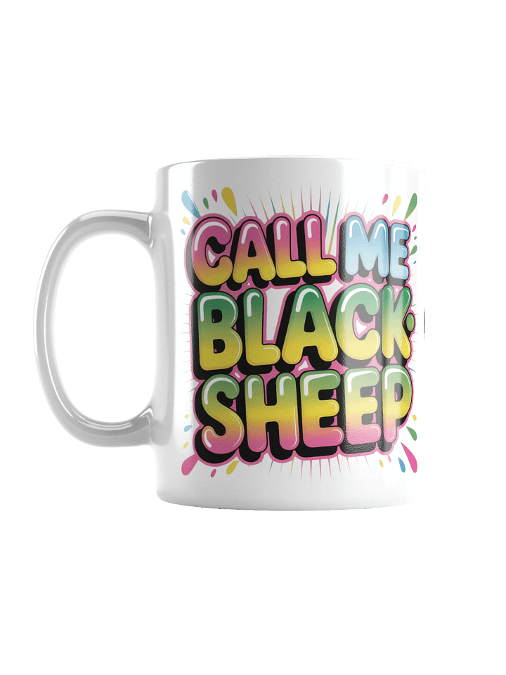 Vibrant CallMeBlacksheep White Glossy Mug product image (3)