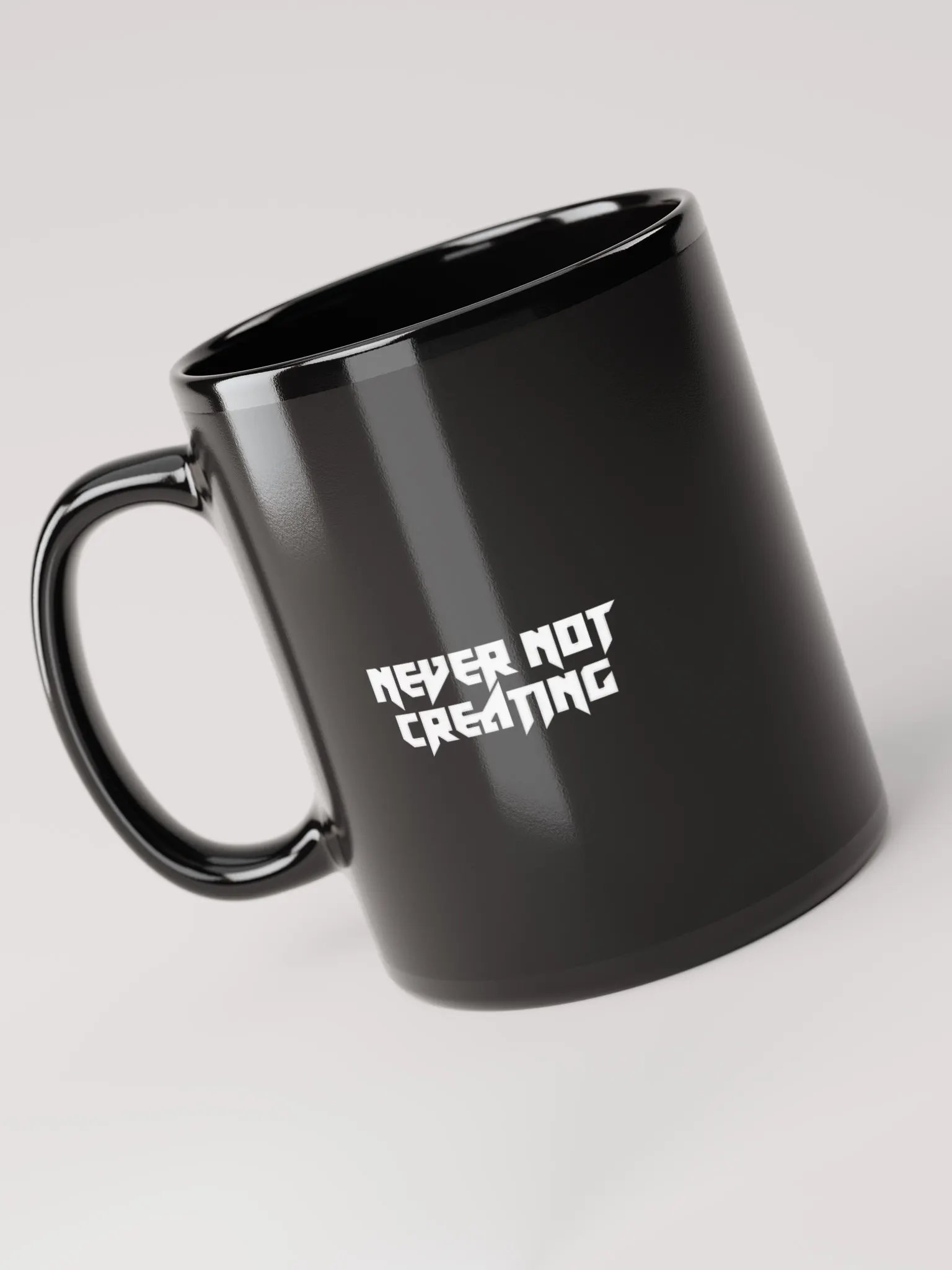 Never Not Creating Mug (Black) product image (3)