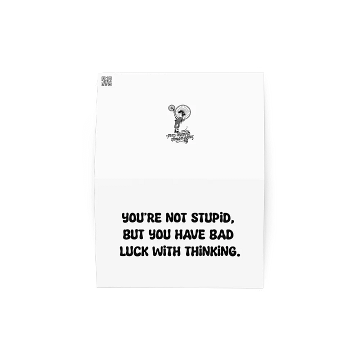 You’re not stupid, you just have bad luck thinking. product image (4)