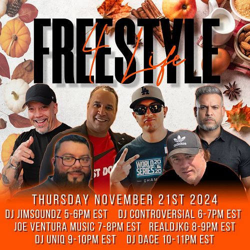 Ride the train! 

The Freestyle 4 Life Raid Train Kicks Off 5pm ET

All Times ET:

5pm  @djjimsoundz 
6pm  @djcontroversial 
...