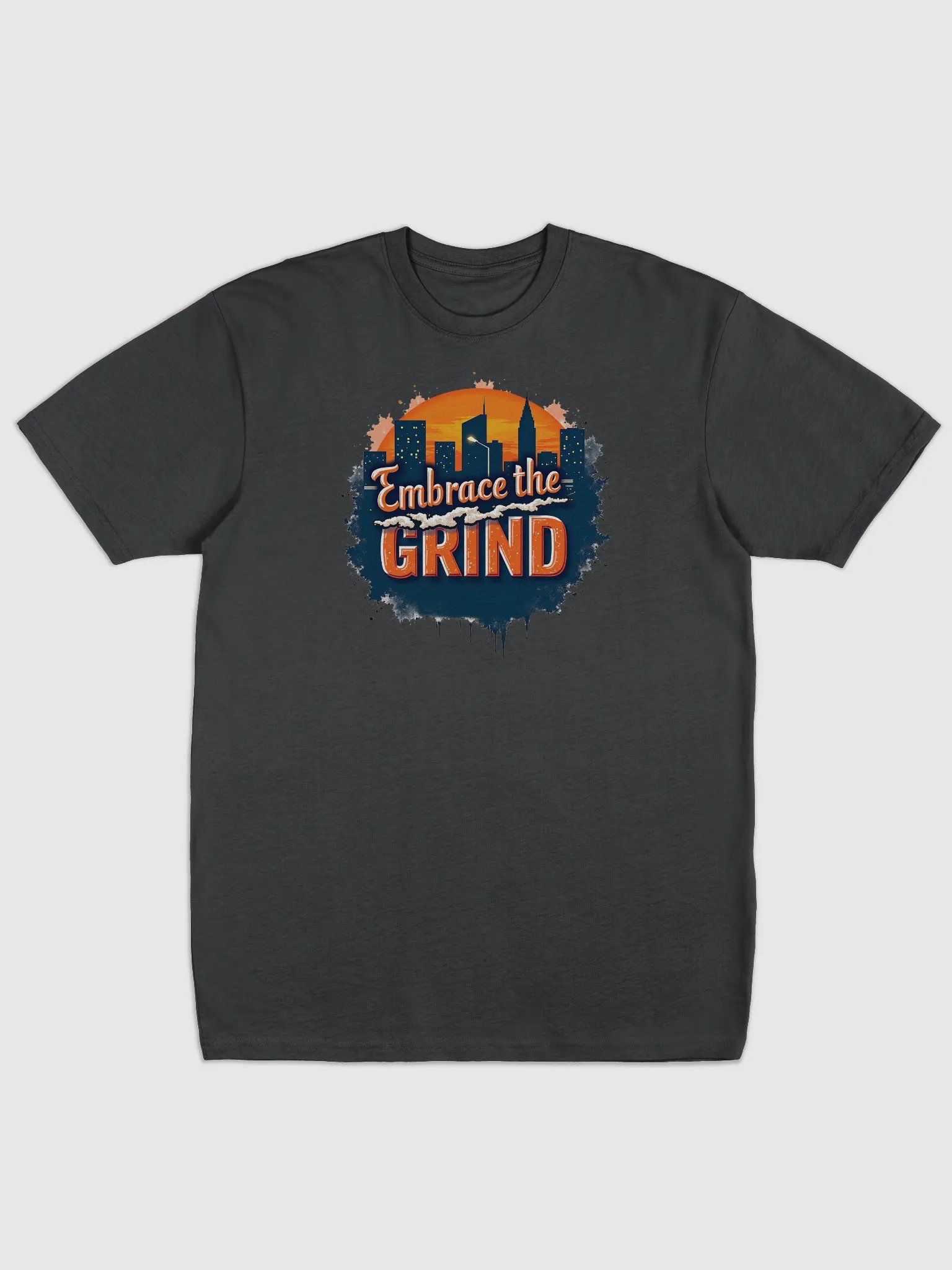Sunset Cityscape 'Embrace the Grind' Tee product image (1)