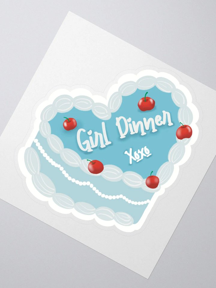 Xoxo Heart Cake Stickers product image (2)